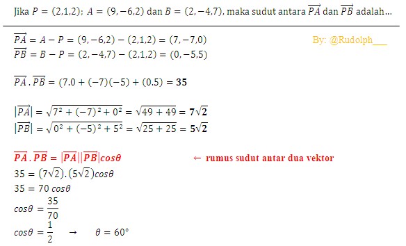 Contoh Latihan Soal Soal Dan Pembahasan Vektor Matematika Peminatan Kelas 10 Semester 2