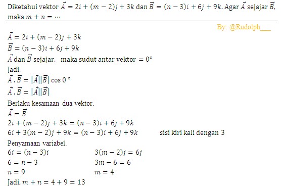 Contoh Soal Vektor Matematika Dan Penyelesaiannya Kelas 10 Kumpulan Soal Pelajaran 2